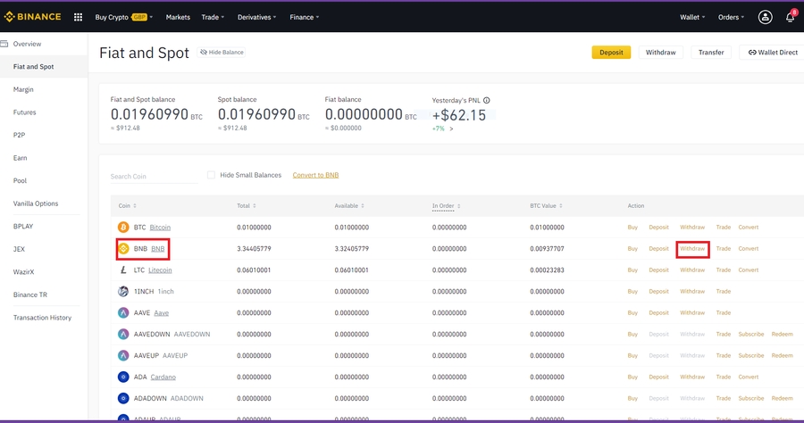 open binance exchange